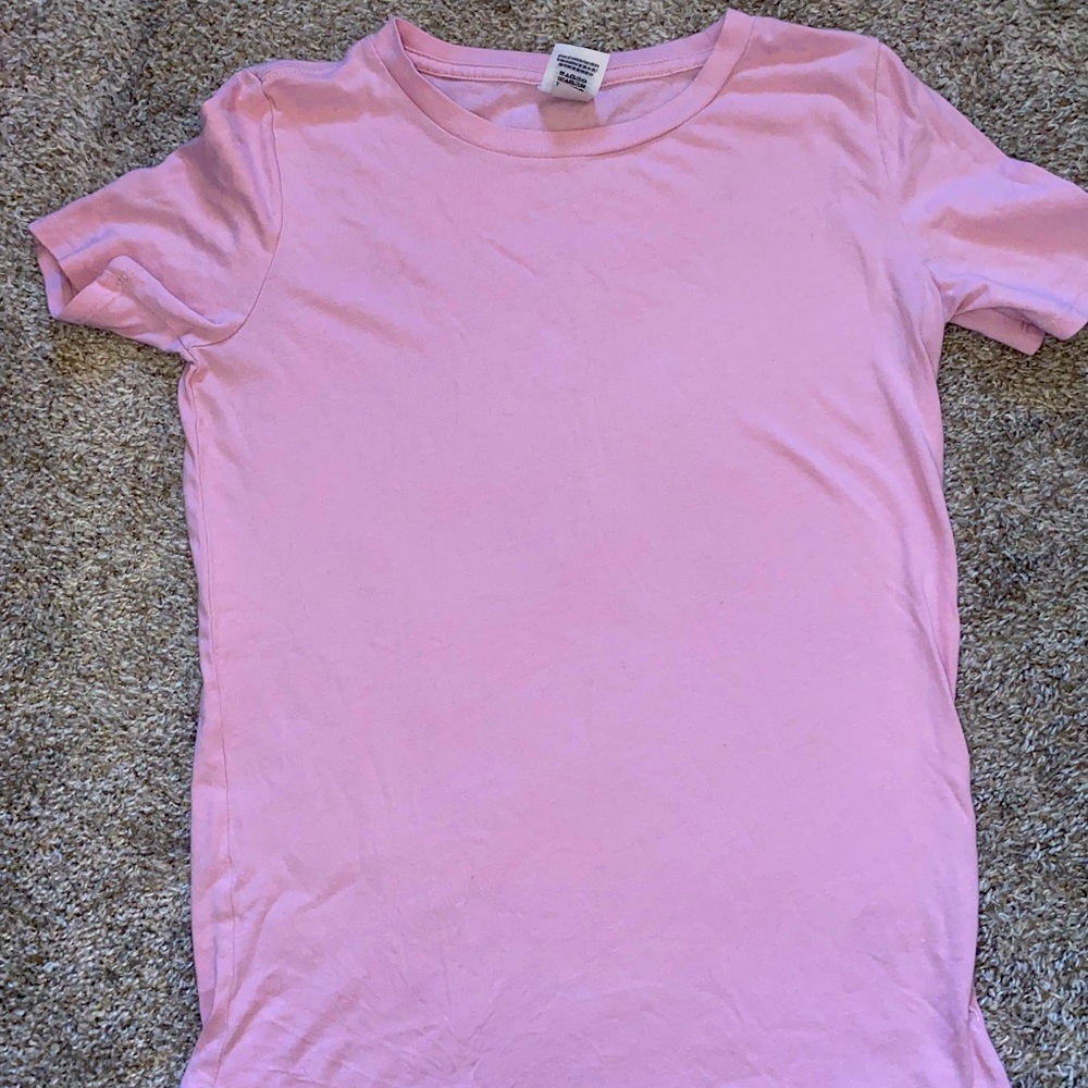Pink xs pink tee
